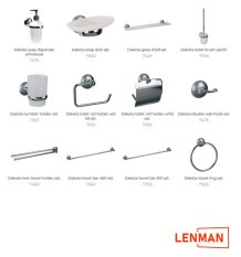 DAKOTA – Držiak na toaletný papier – chrom – BISK 71325