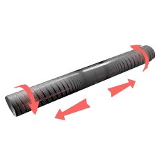Flexibilní hliníkové potrubí FLEXTUBE d150 délka 3000 mm