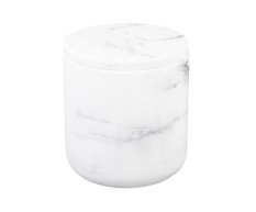 BIANCO – kozmetická kúpeľňová dóza – biela – BISK 07575