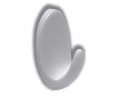 Háčik samolepiaci plastový 60 mm - balenie 3 kusov