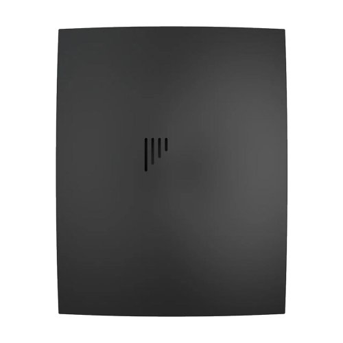 Ventilátor černý BREEZE BLACK d100 s kuličkovými ložisky a zpětnou klapkou