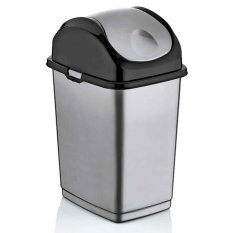 Odpadkový koš SWING 5 L s otočným víkem - šedý