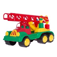 Hasičské auto s žebříkem a 4 panáčci