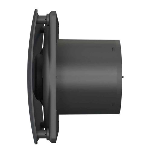 Ventilátor černý RIO BLACK d100 s kuličkovými ložisky a zpětnou klapkou
