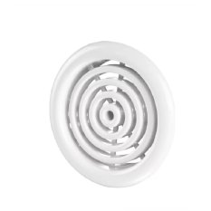Vetracia mriežka okrúhla d50 mm – biela – 4 kusy