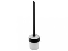 FUTURA BLACK – WC kartáč s úchytem – černá – 02958