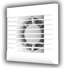 Ventilátor AUTO d125 mm s časovačem a automatickou žaluzií