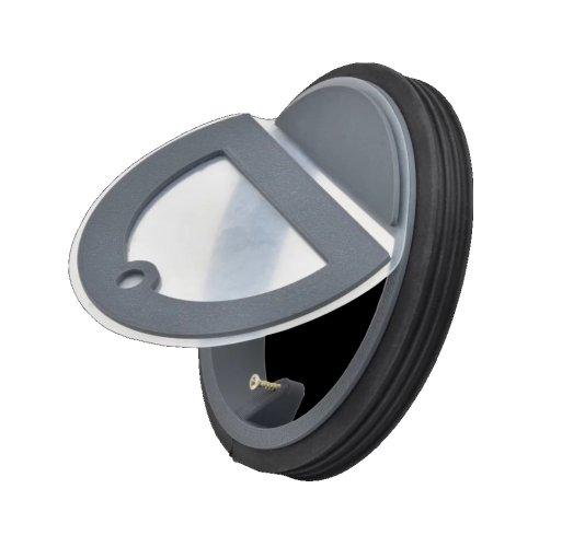 Parotesná spätná klapka d100 mm s magnetom