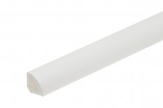 Vyplňovací lišta plastová – čtvrtkruh 14x14 – 2500 mm – bílá