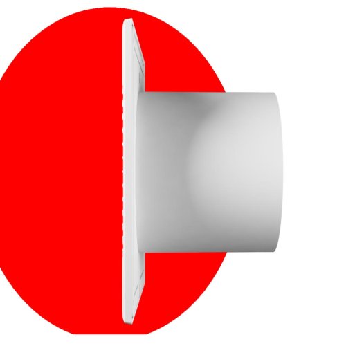 Ventilátor SLIM d150 mm so spätnou klapkou - VEĽMI TICHÝ