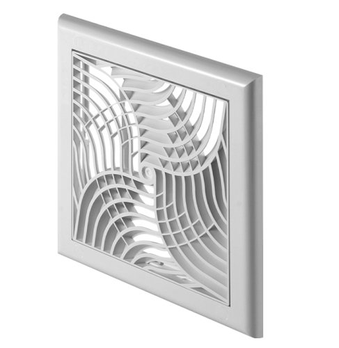 Vetracia mriežka 140 x 210 mm so sieťkou proti hmyzu - biela
