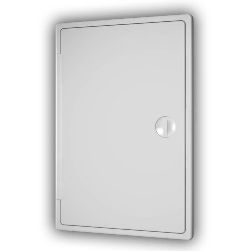 Revizní dvířka plastová 250 x 250 mm plochá, bílá