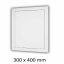 Plastové revízne dvierka 300 x 400 mm s montážnym golierom