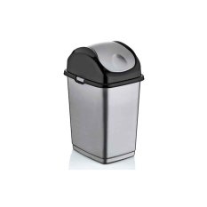 Odpadkový koš SWING 5 L s otočným víkem - šedý