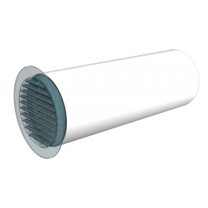 Okrúhle ventilačné potrubie d150 mm dĺžka 1500 mm