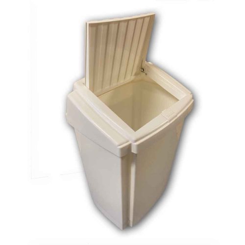 Odpadkový kôš SWING 50 L so samostatným vekom - biely