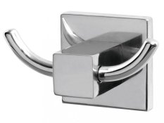 ARKTIC – Věšáček na ručníky dvojitý – chrom – 01463