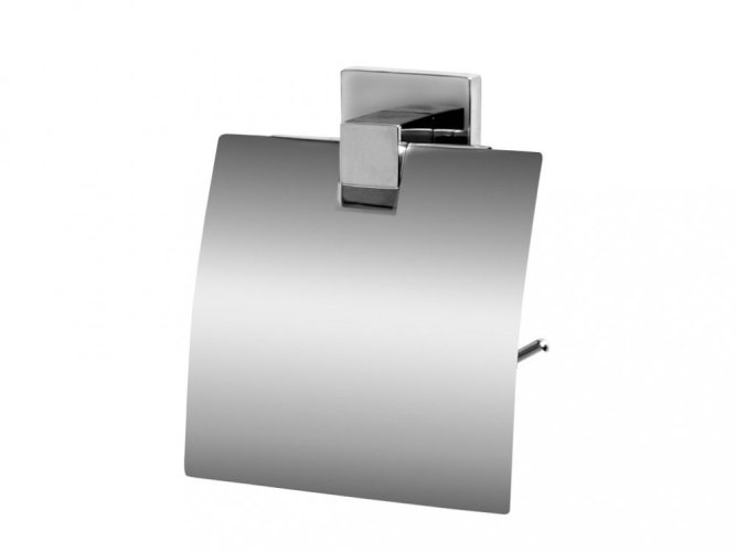 ARKTIC – Držiak na toaletný papier s poklopom – chrom – BISK 01473