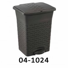 Odpadkový kôš s pedálom BASK 10L - sivý 04-1024