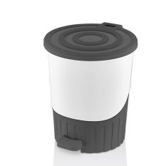 Odpadkový kôš RAINBOW 14 L s pedálom a vedrom s rukoväťou