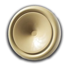 Anemostat talířový ventil přívodní d100 mm - béžová