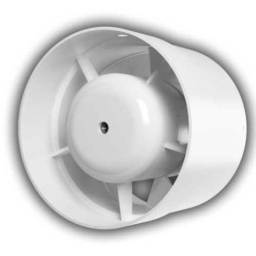 Ventilátor do potrubí PRO d100 mm s profi úchytkami s těsněním