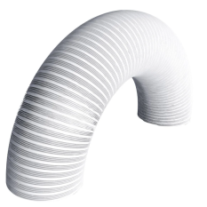 Flexibilní hliníkové potrubí FLEXTUBE d125 BÍLÁ délka 3100 mm