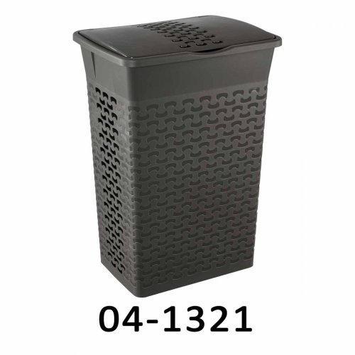 Koš na prádlo BASK 55 L - šedý - 426x321xV 610 mm - 04-1321
