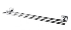 FORTE – Vešiak na uterák dvojity tyčovy 600 mm – chrom – BISK 06836