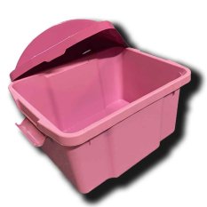 Úložný box PIRÁT - dětská truhla na hračky - oranžová