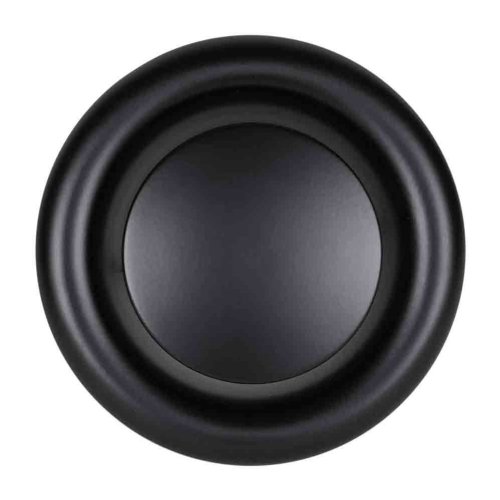 Anemostat talířový ventil odvodní kovový d125 mm - matně černý RAL 9005