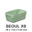 Plastový košík SEOUL 5021 – 12x8x5 cm– osem farieb