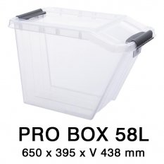 Úložný box PRO BOX 58 L se zkoseným čelem
