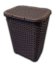 Kôš na bielizeň s vekom RATAN 60 L - hnedý - 440 х 340 x V 600 mm