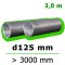 Flexibilní hliníkové potrubí FLEXTUBE d125 délka 3000 mm