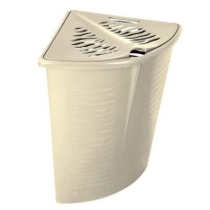 Kôš na bielizeň rohový ZEBRA 45 L - béžový - BRANQ 04-1402