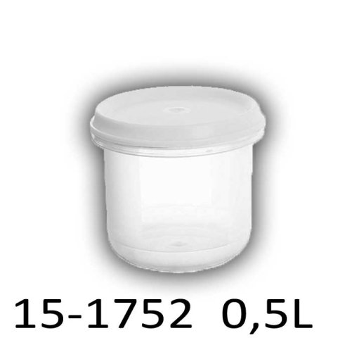 Dóza na potraviny MARGERIT 500 ml guľatá - Plast Team 15-1752