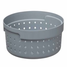 Plastový košík SEOUL kulatý 5122 – organizér 14x14x7 cm – zelená