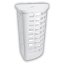 Koš na prádlo BOSTON 45 L rohový - černý - 430 x 430 x V 630 mm