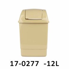 Odpadkový koš KLIP 12 L s otočným víkem - béžový