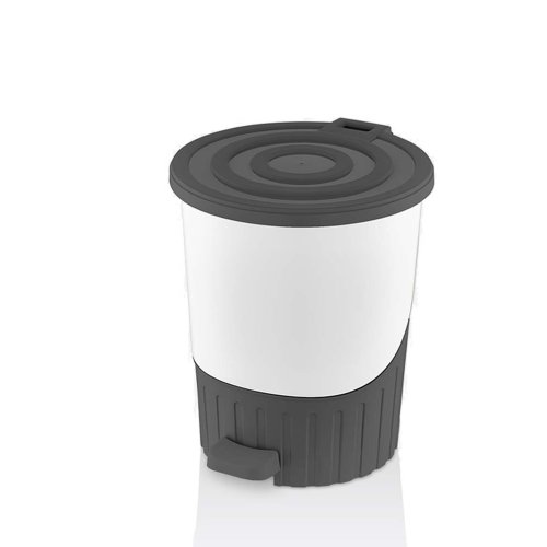 Odpadkový kôš RAINBOW 8 L s pedálom a vedrom s rukoväťou