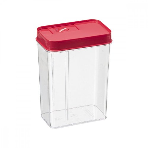 Nádoba na sypké potraviny CASA 1200 ml - červená