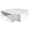 Koleno vodorovné 90° pro ploché potrubí 110x55 mm
