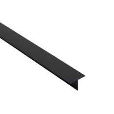 Přechodová lišta plastová – T profil 17x8 – délka 2750 mm – černá
