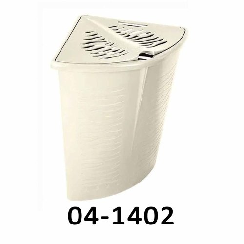 Kôš na bielizeň rohový ZEBRA 45 L - béžový - BRANQ 04-1402
