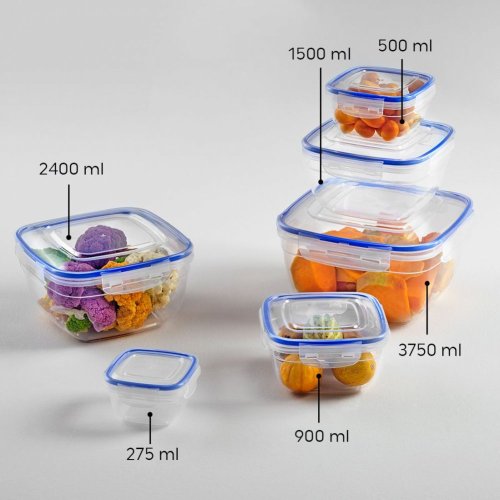 Dóza na potraviny HERMET 2,4 L s tesnením 37-30105