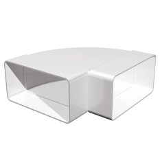 Koleno vodorovné 90° pre ploché potrubie 220x55 mm
