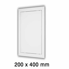 Plastové revízne dvierka 200 x 400 mm s montážnym golierom