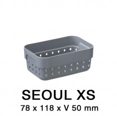 Plastový košík SEOUL 5021 – 12x8x5 cm – osm barev