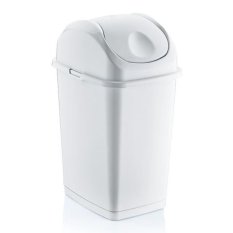 Odpadkový koš SWING 35 L s otočným víkem - bílý